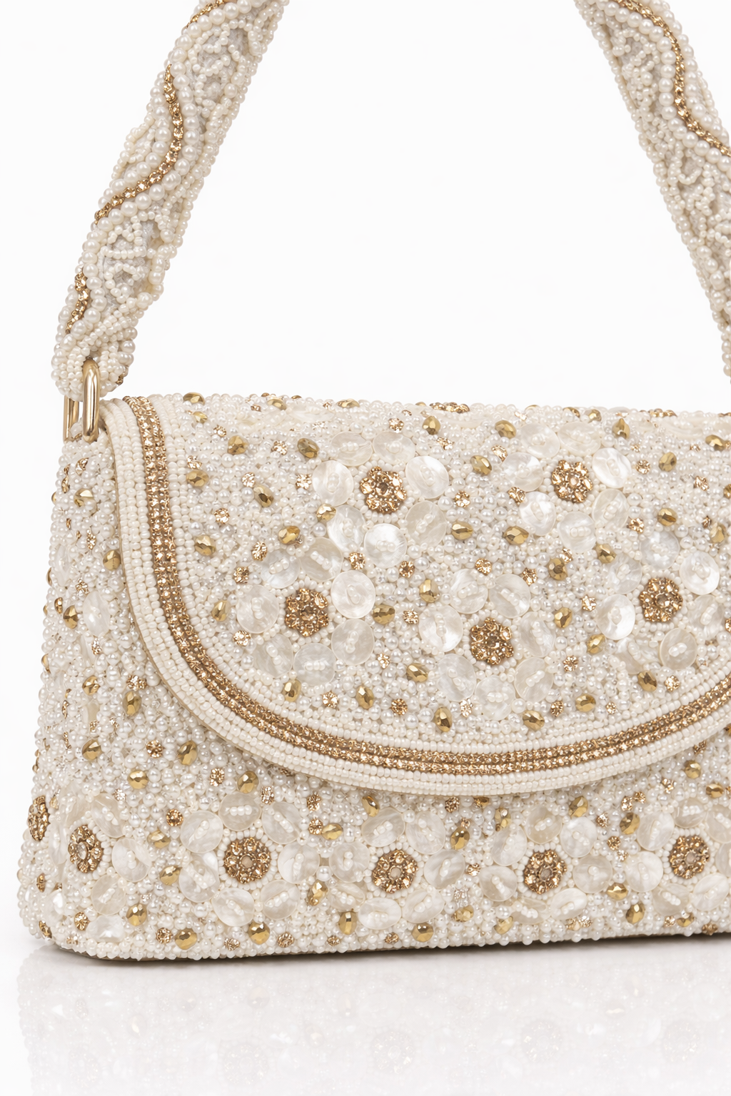 Ivory Pearl Éclat Bag