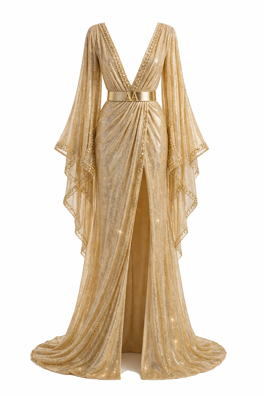Lumière Gold Kaftan