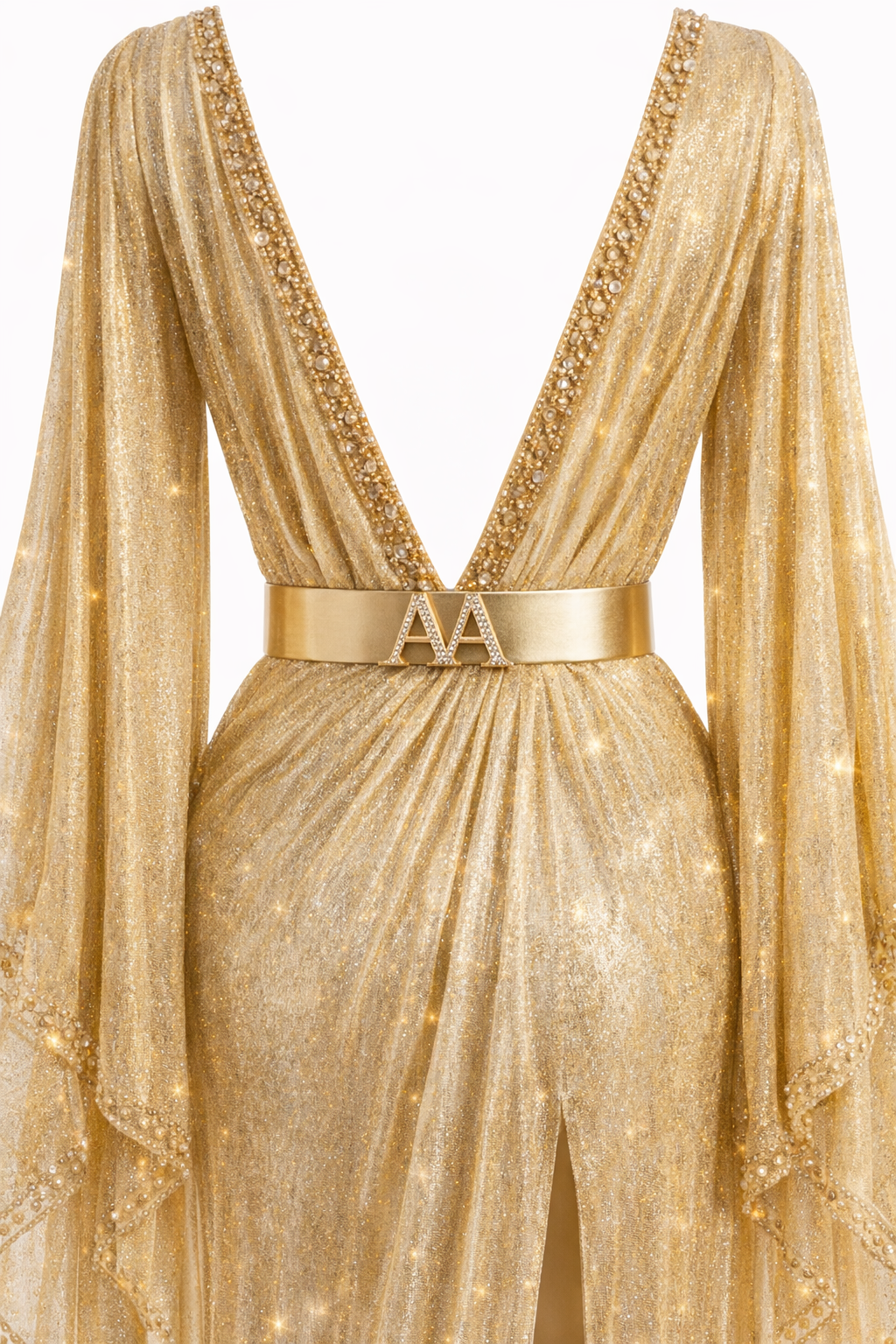 Lumière Gold Kaftan